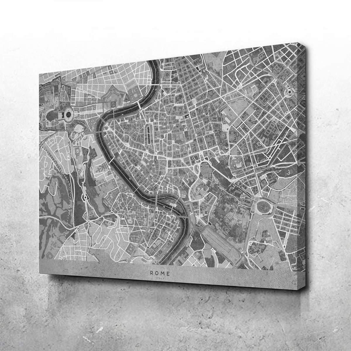 Rome Map 2 Wall Art
