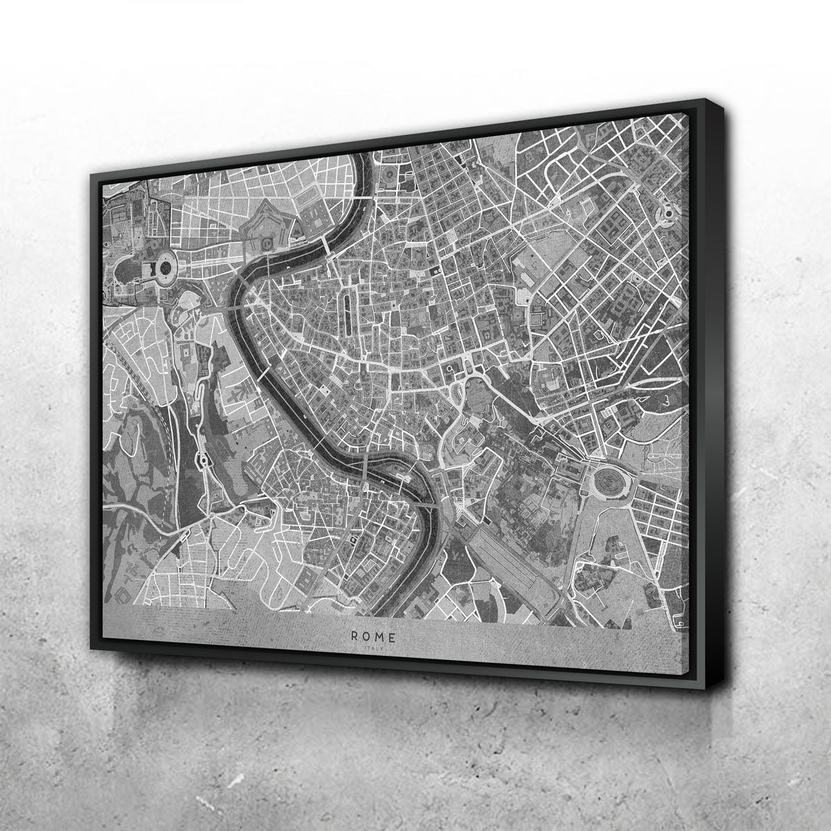 Rome Map 2 Wall Art