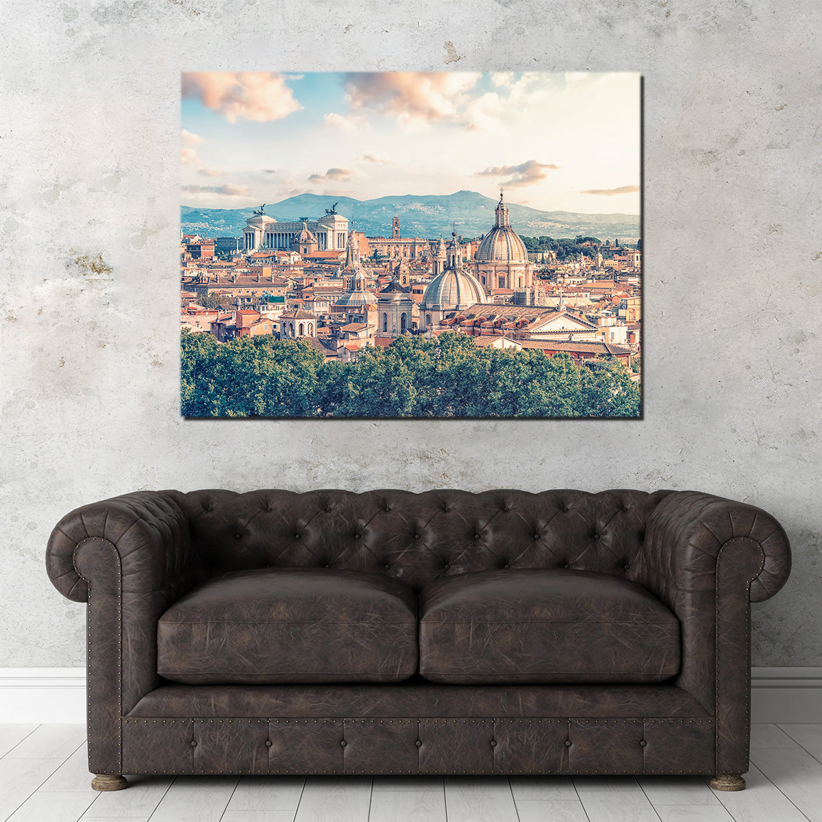 Rome Roofs Wall Art