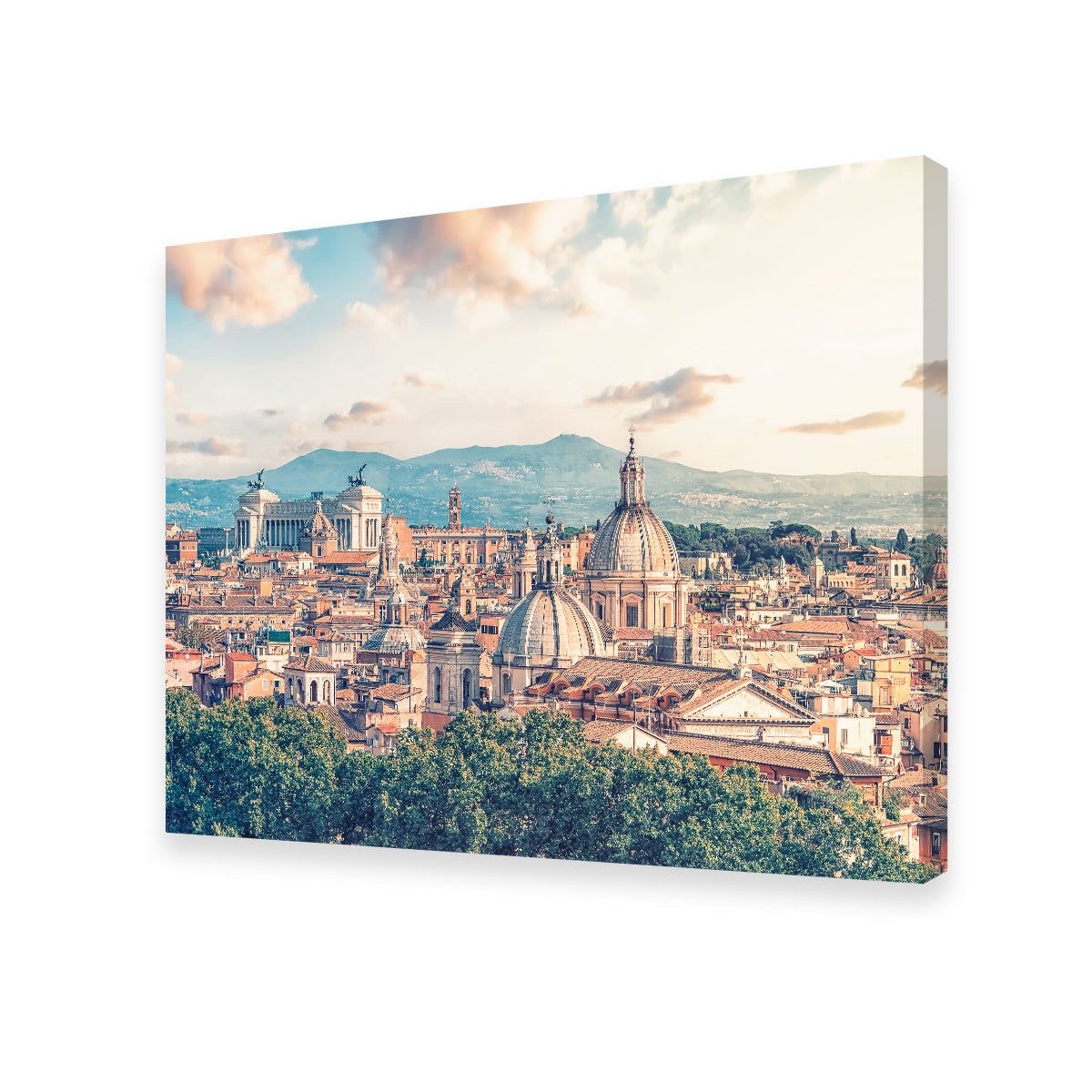 Rome Roofs Wall Art