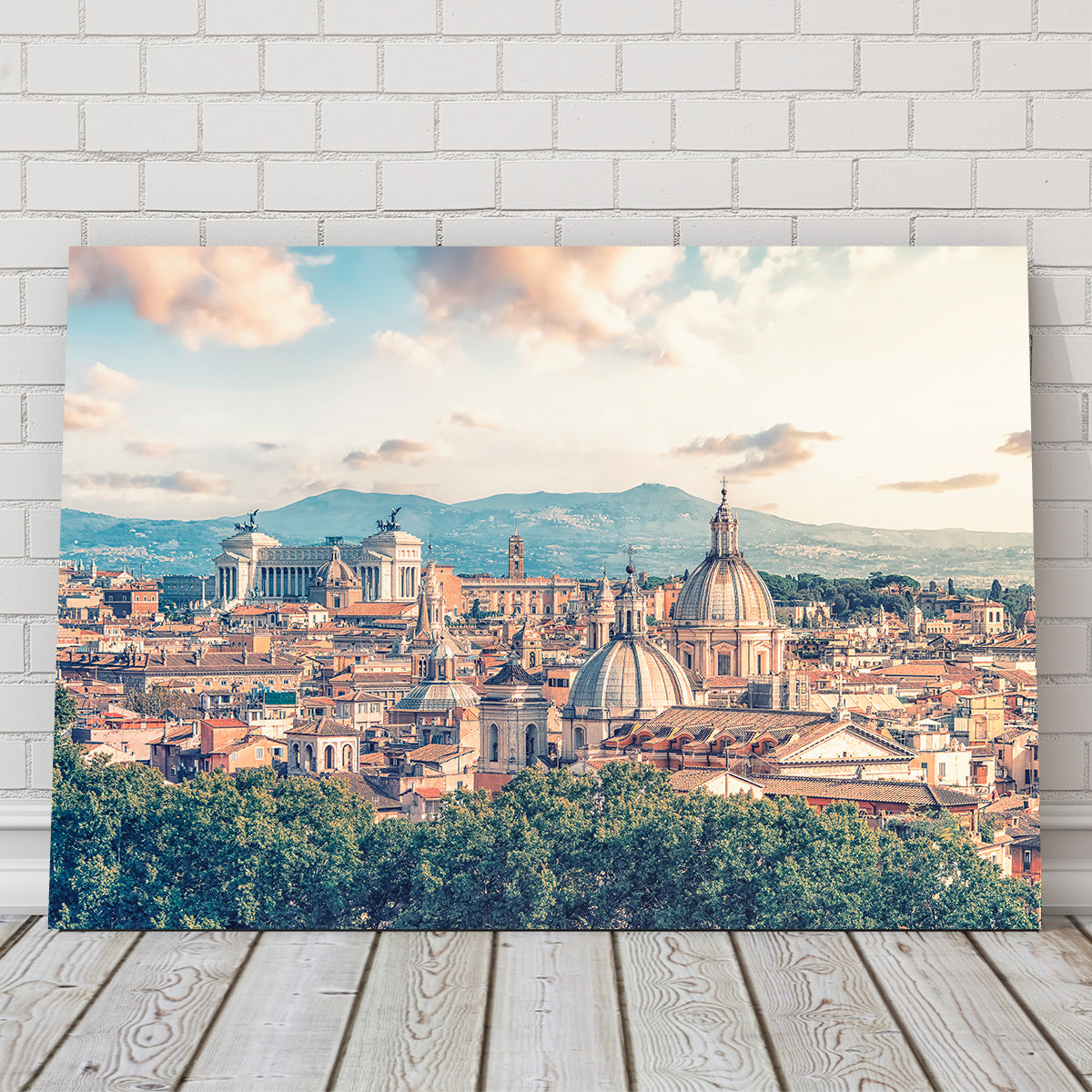 Rome Roofs Wall Art