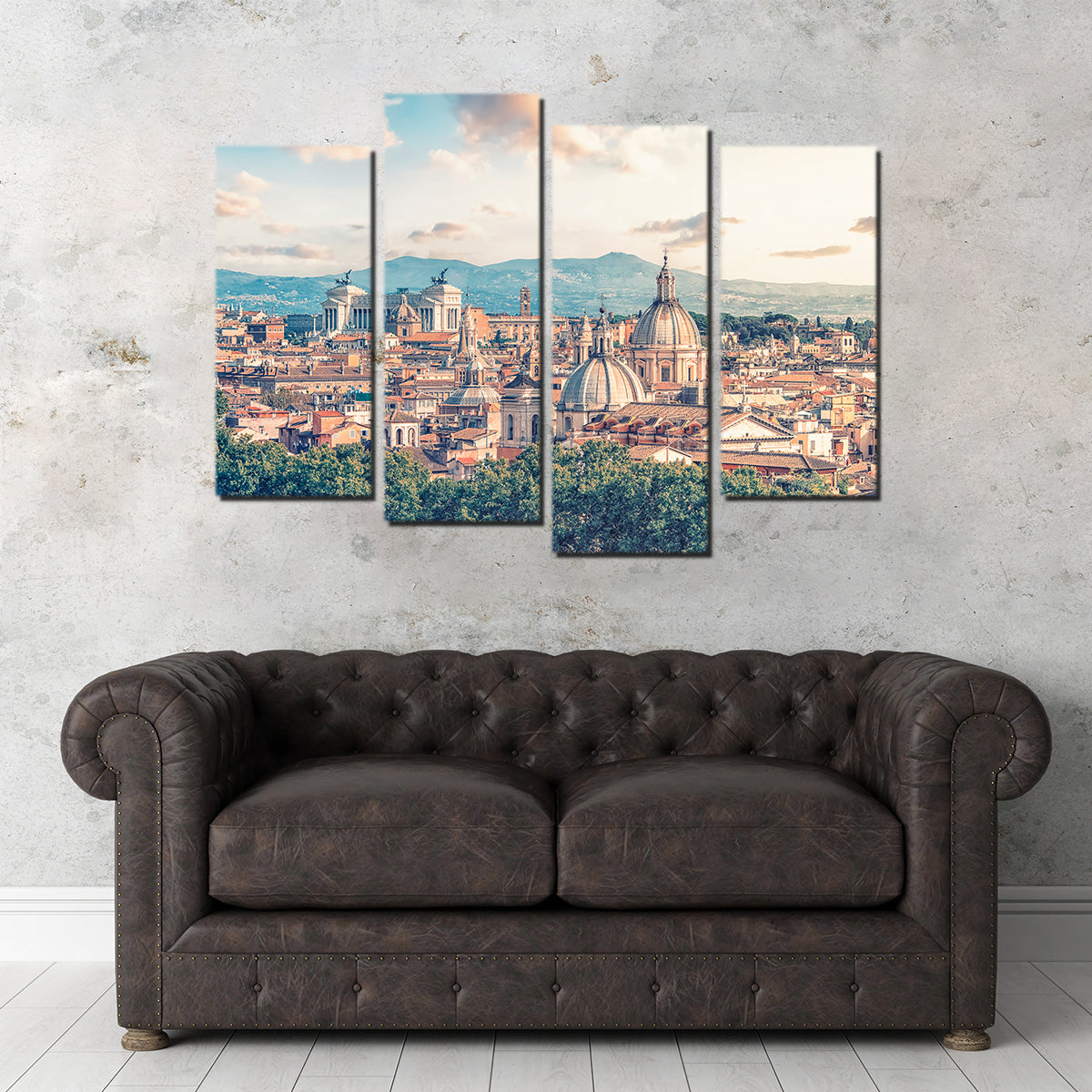 Rome Roofs Wall Art
