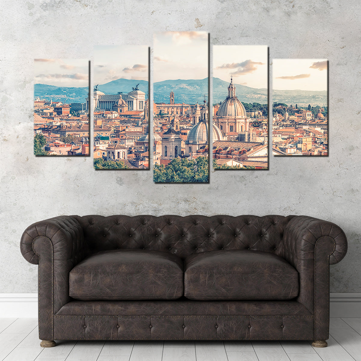Rome Roofs Wall Art
