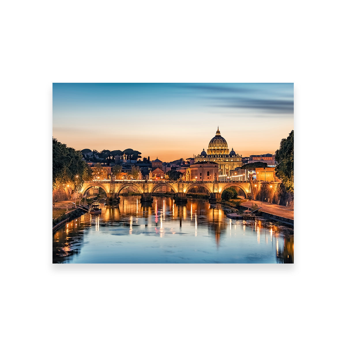 Rome Sunset Wall Art