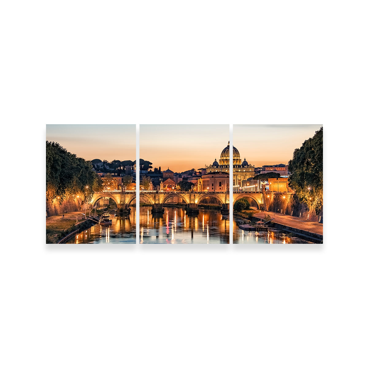 Rome Sunset Wall Art
