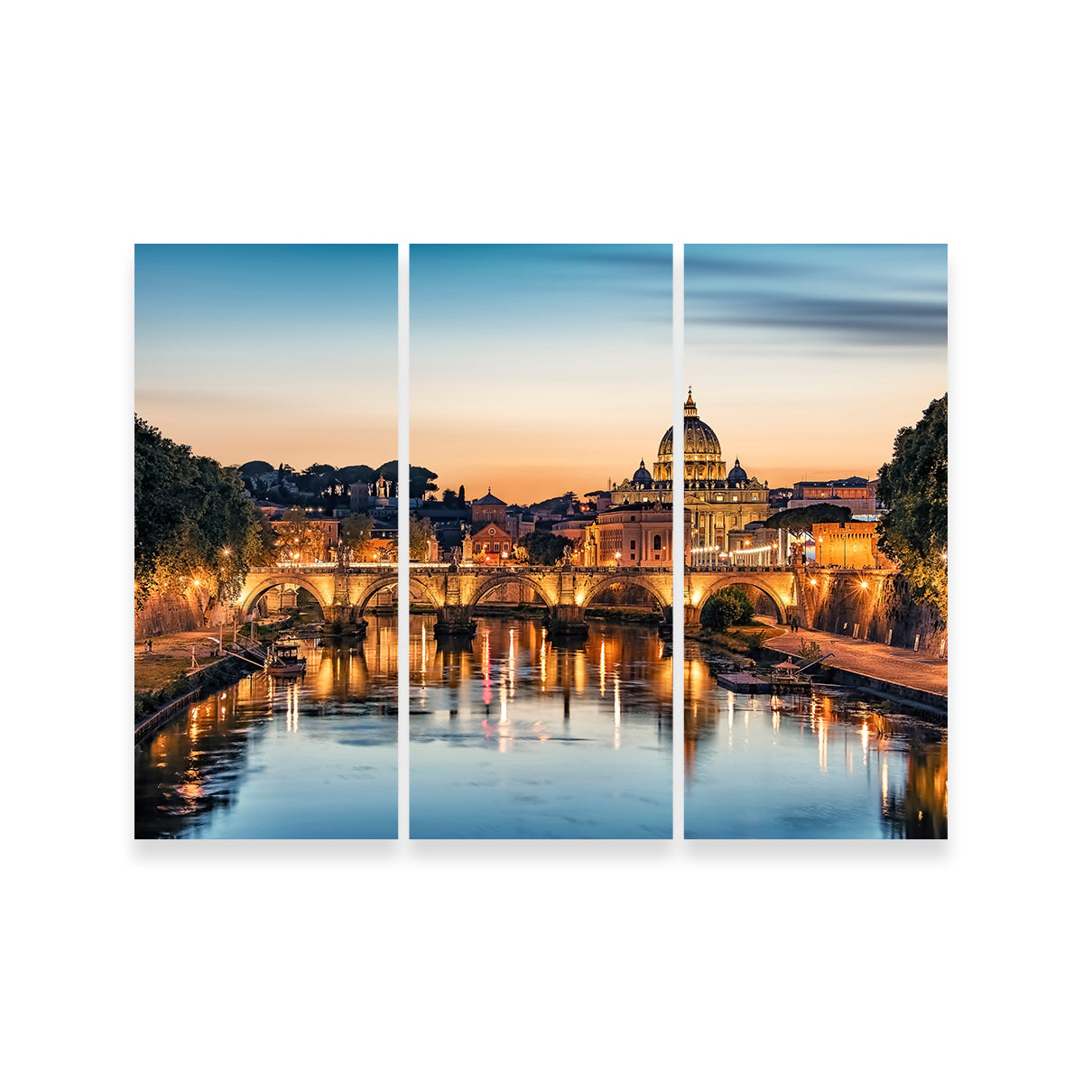 Rome Sunset Wall Art