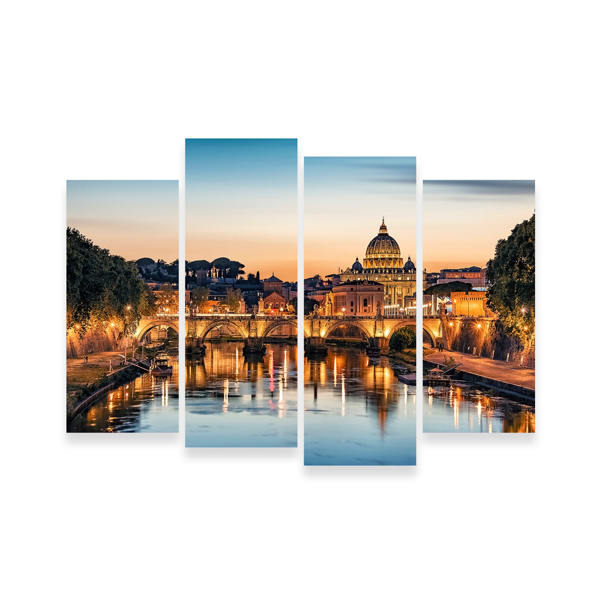 Rome Sunset Wall Art