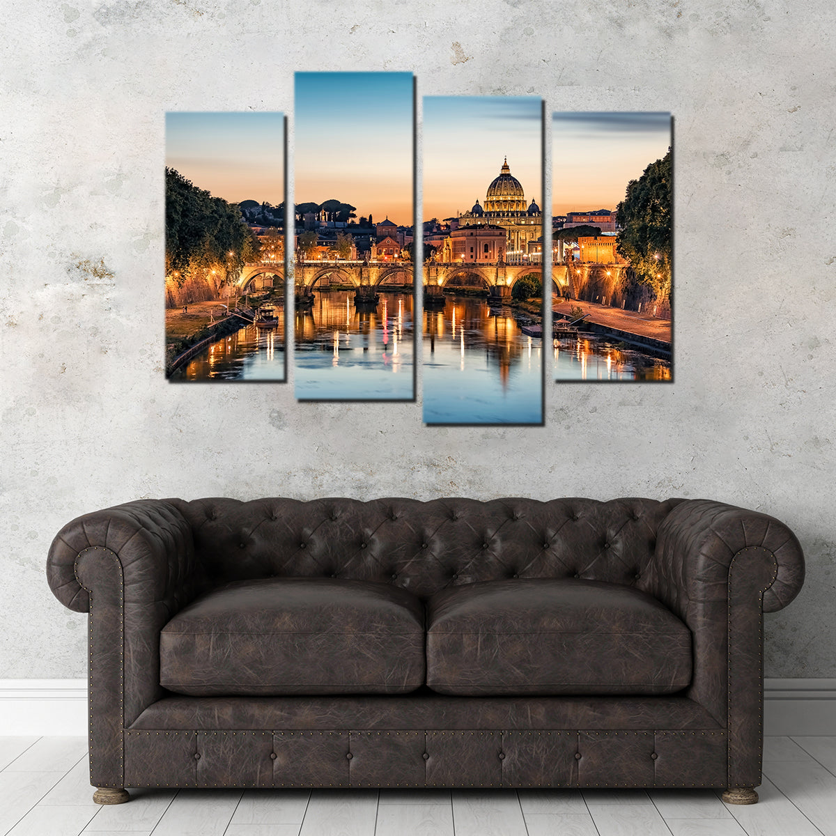 Rome Sunset Wall Art