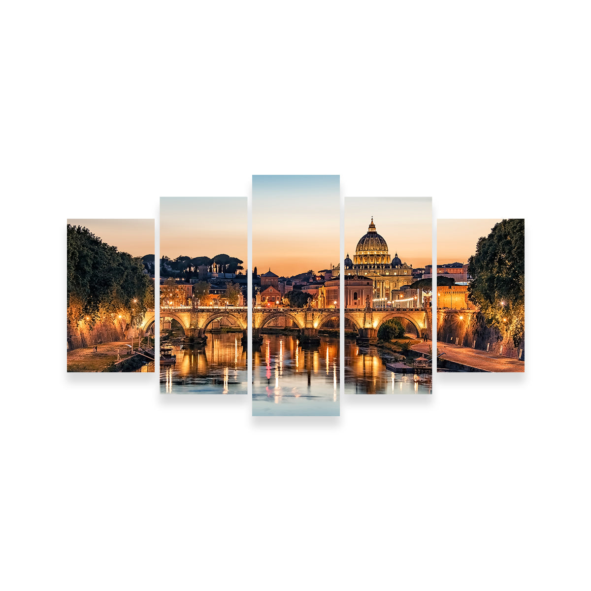 Rome Sunset Wall Art