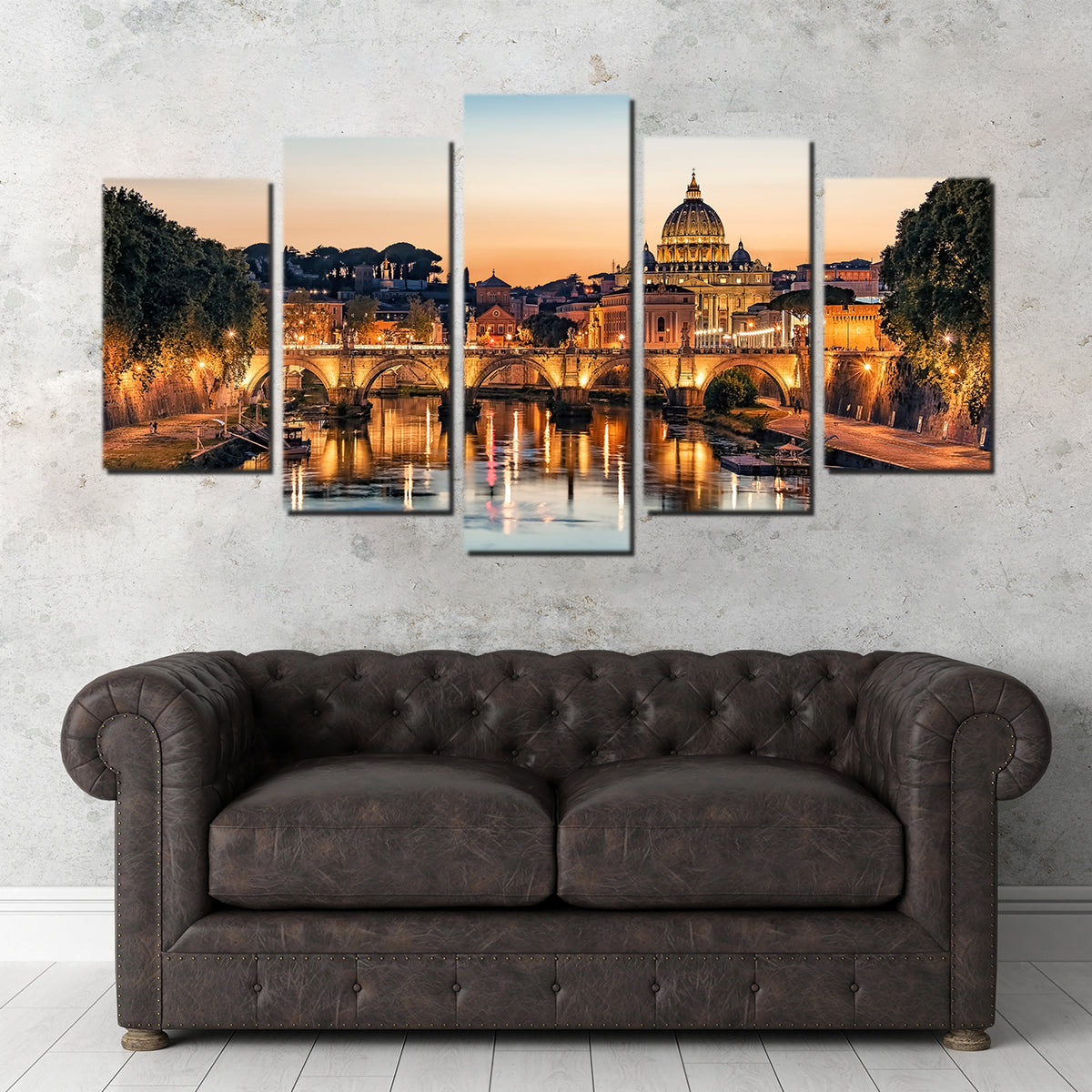 Rome Sunset Wall Art