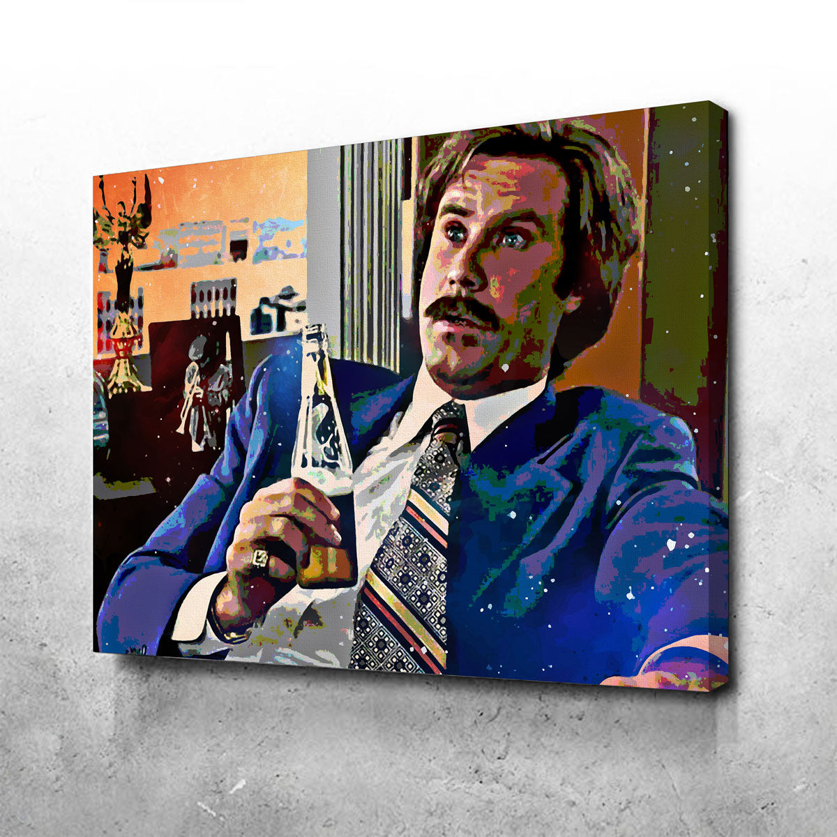 Ron Burgundy Canvas Set