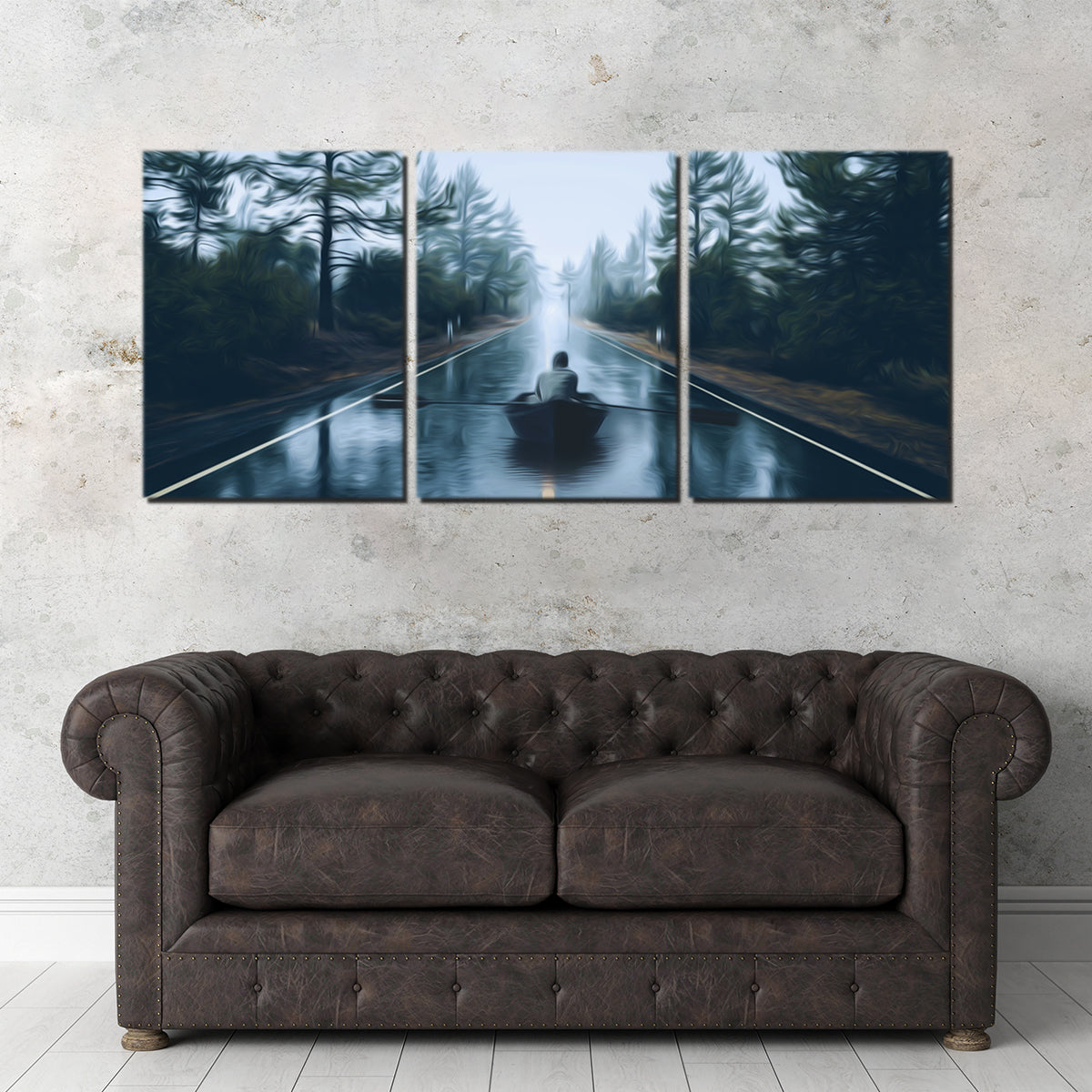Row Road Wall Art