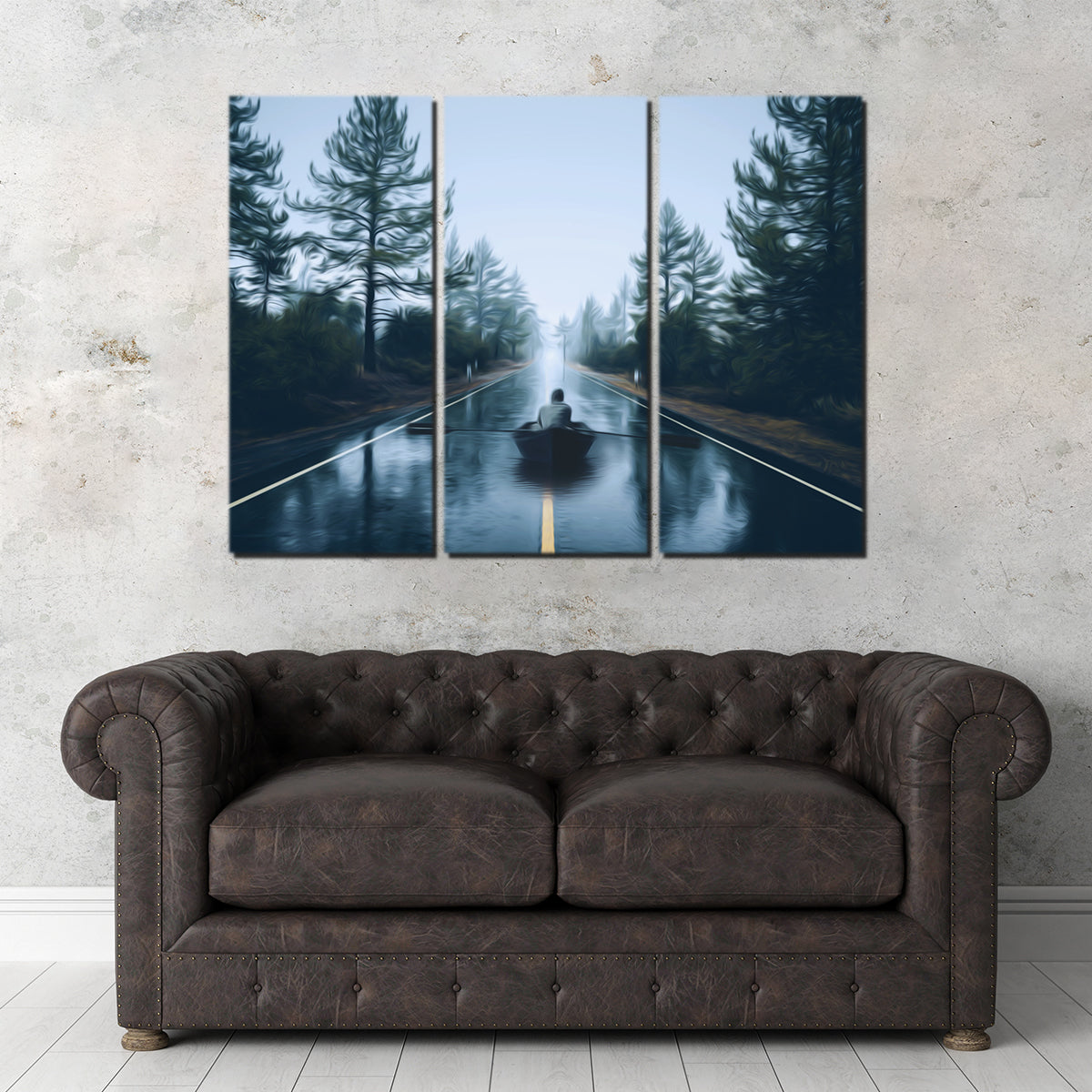 Row Road Wall Art