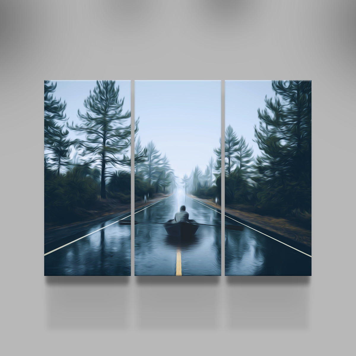Row Road Wall Art