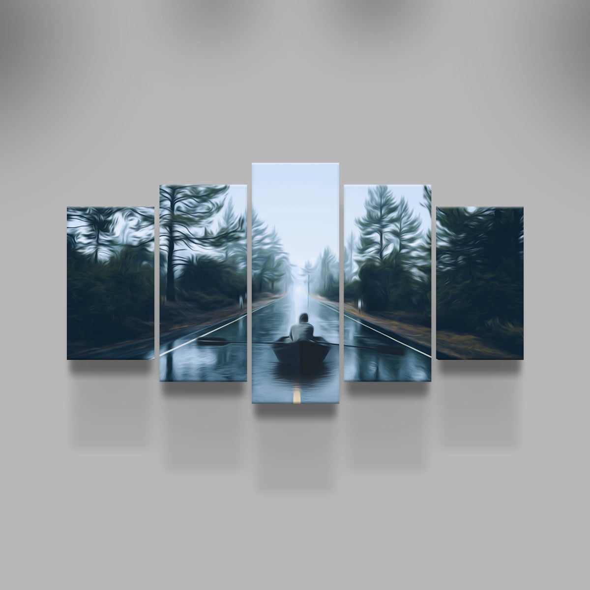 Row Road Wall Art