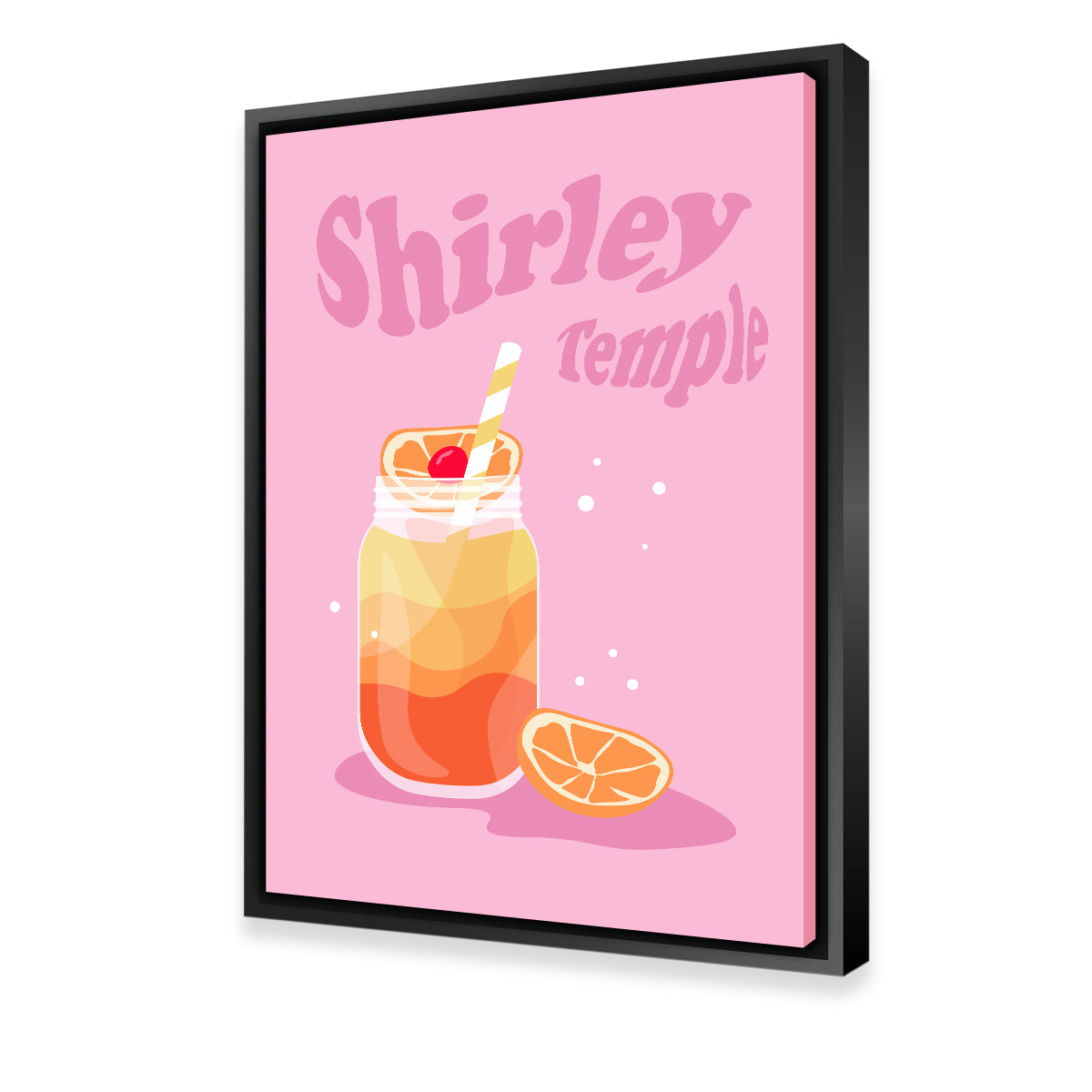 Shirley Temple Orange Wall Art