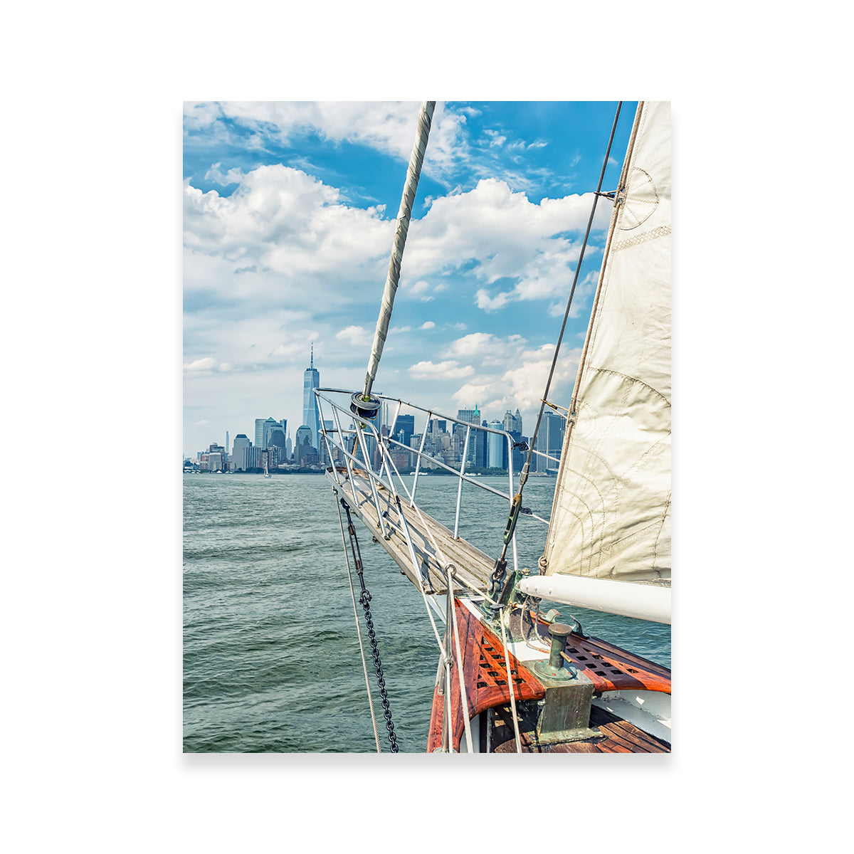 Sailing In New York Wall Art