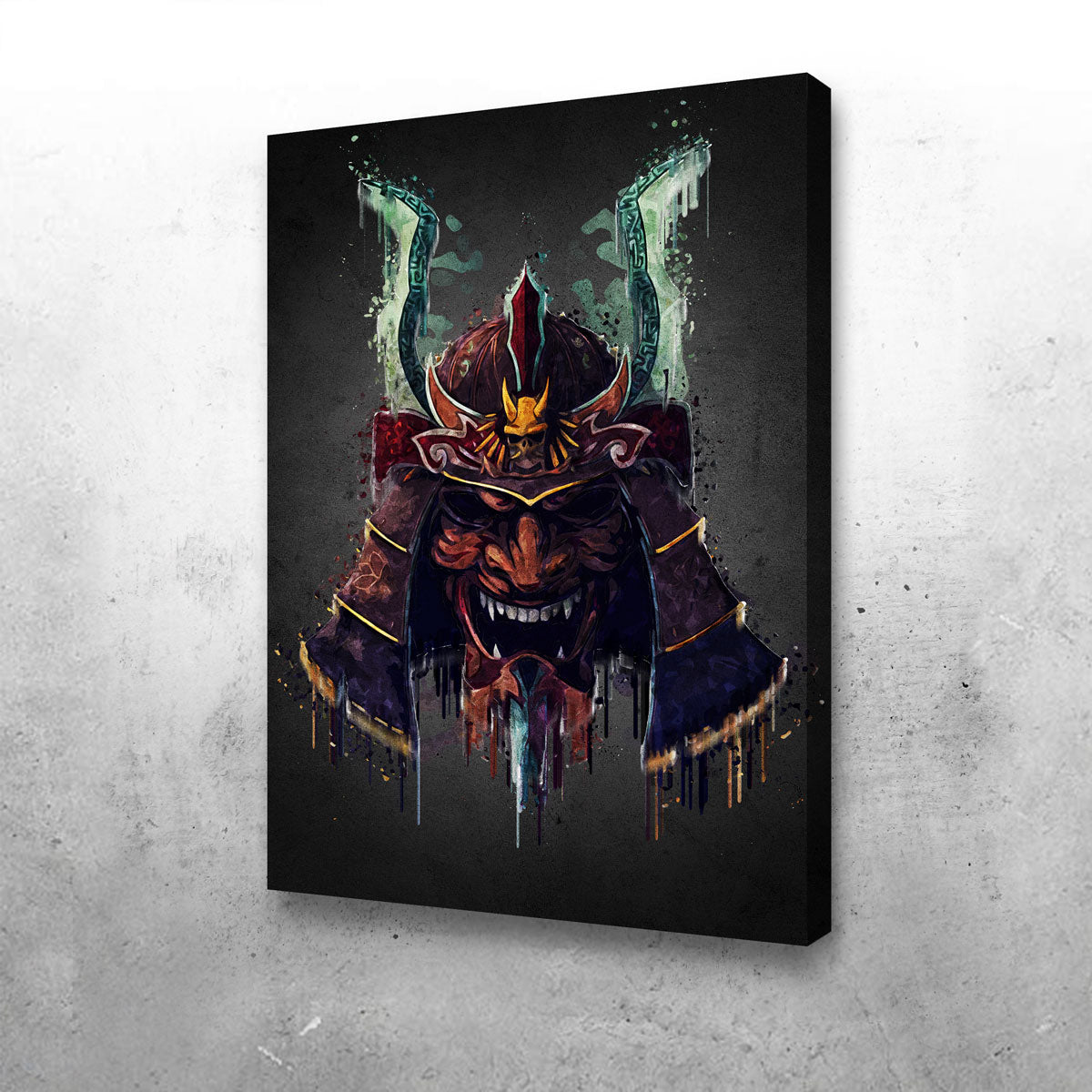 Samurai Helmet Wall Art