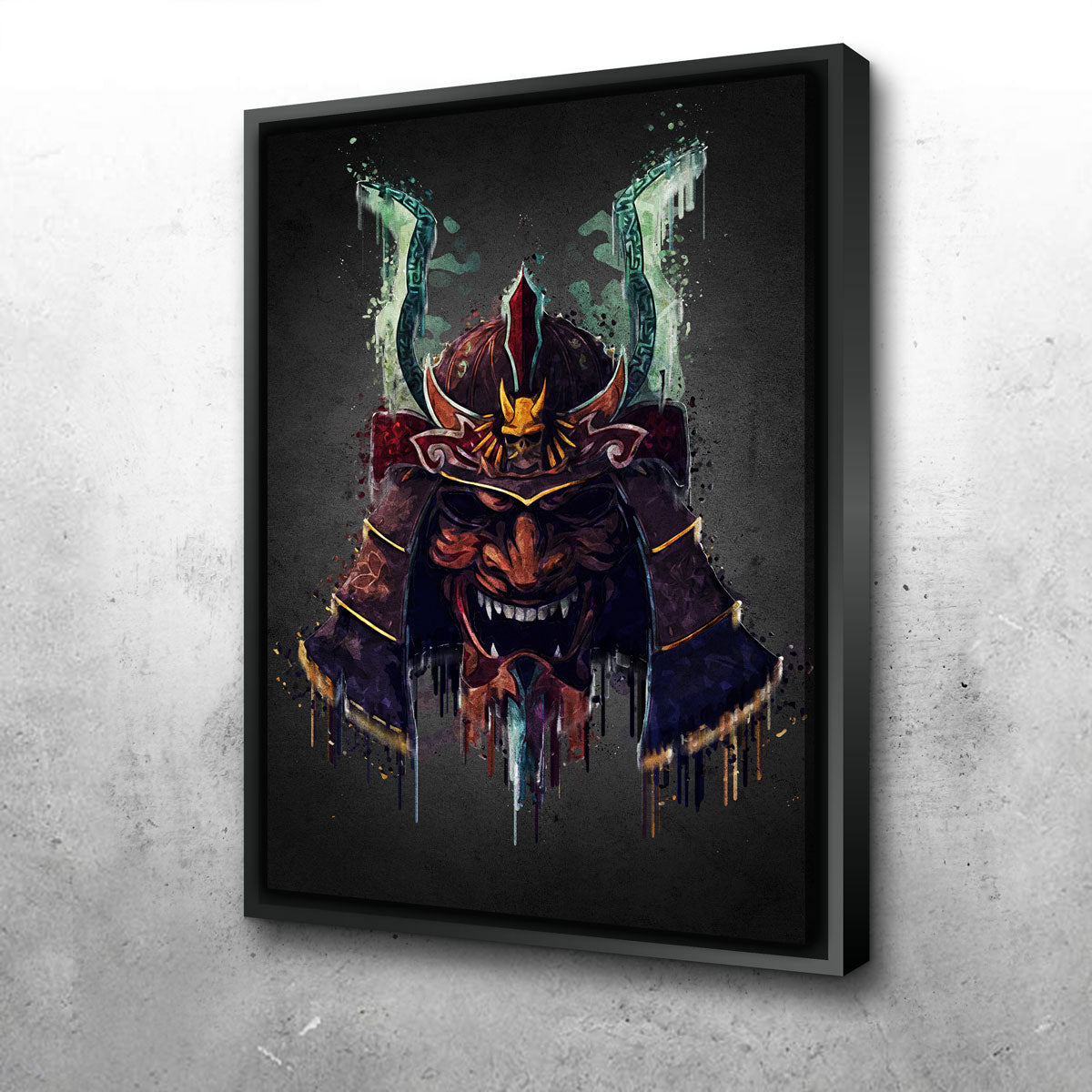 Samurai Helmet Wall Art