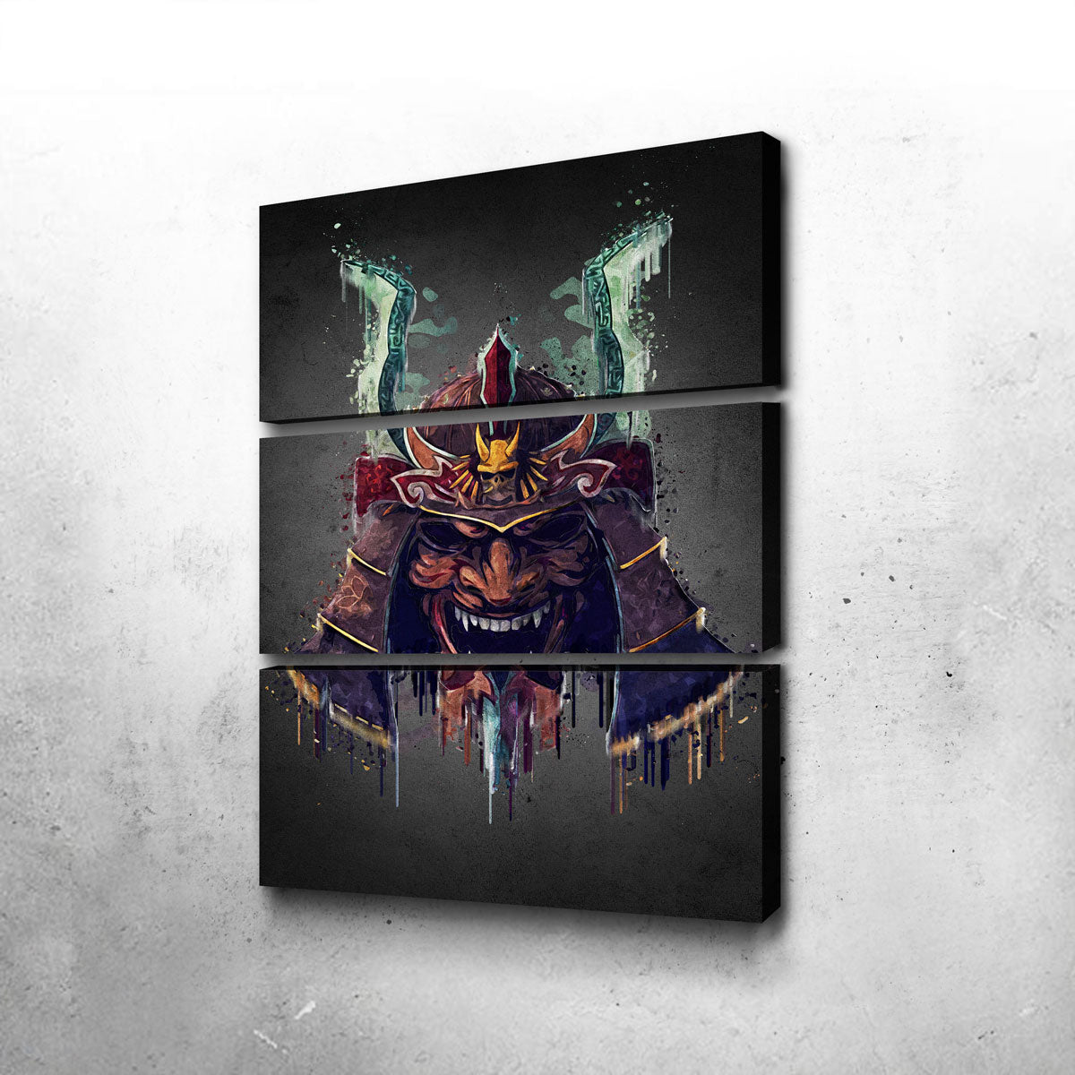 Samurai Helmet Wall Art