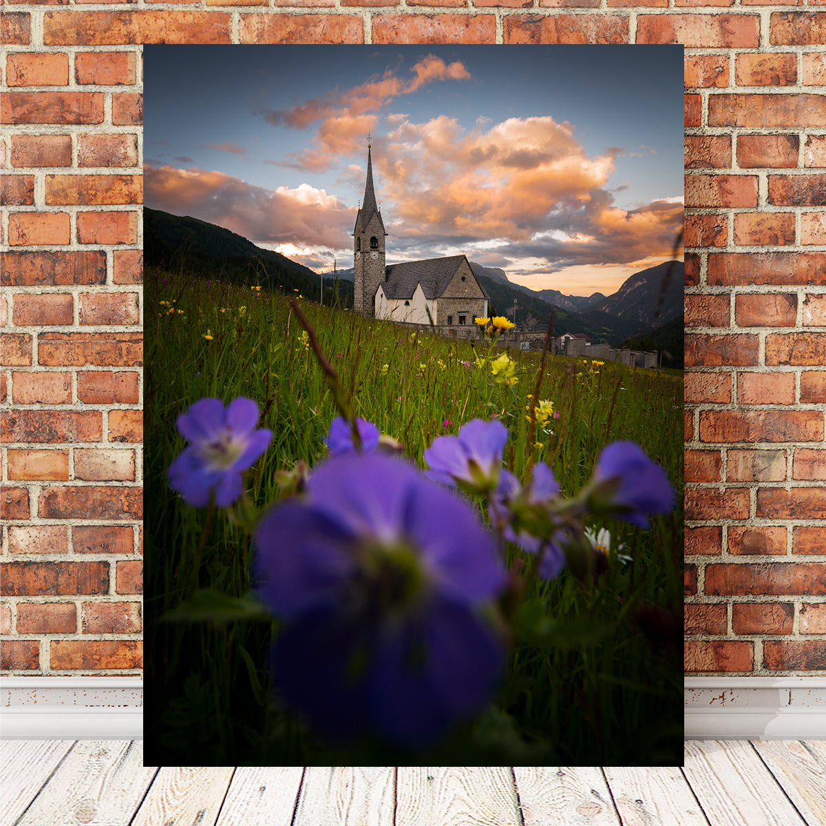 Spire in Sauris di Sopra Wall Art
