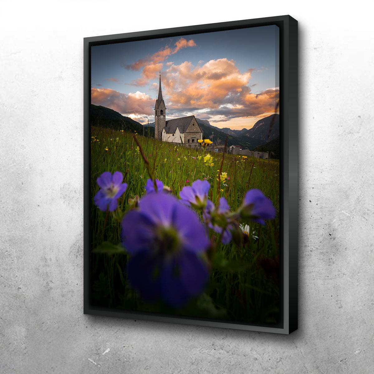 Spire in Sauris di Sopra Wall Art