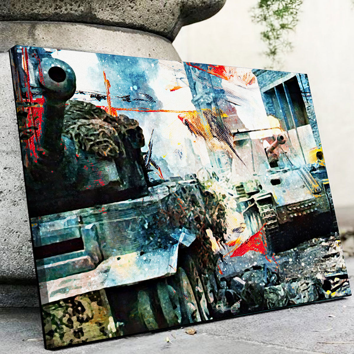 Tank Battle Wall Art