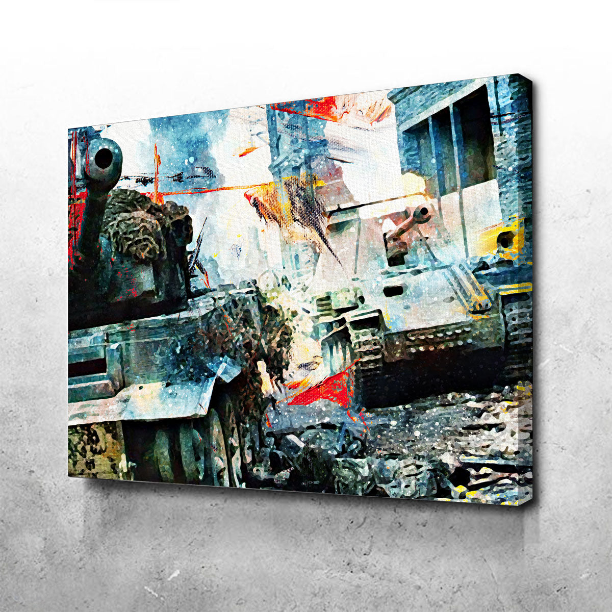 Tank Battle Wall Art