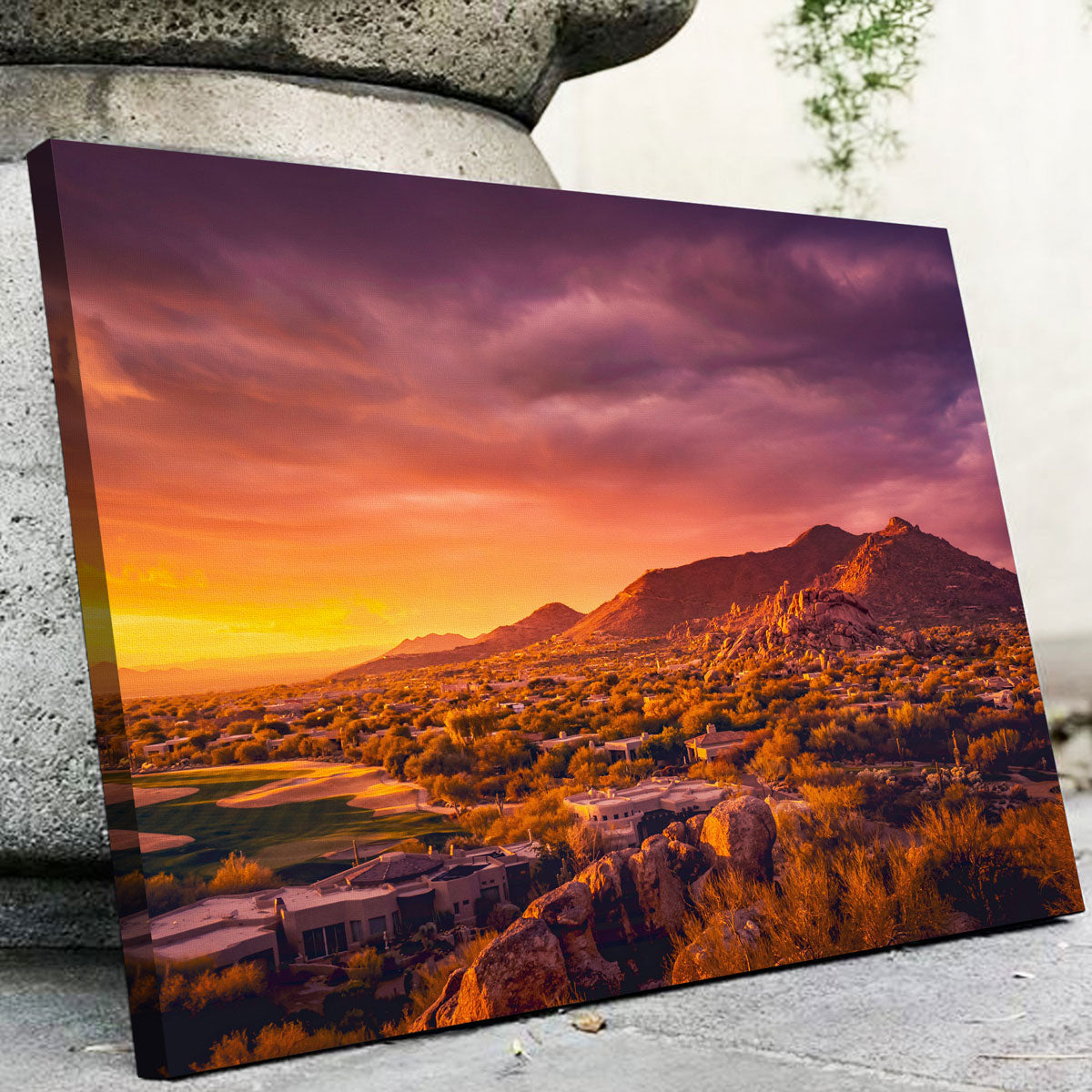 Scottsdale Desert Sunset Wall Art