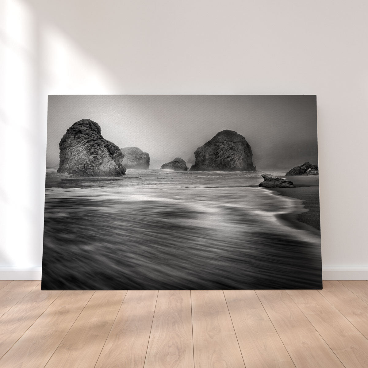 Sea Stacks - Foggy Oregon Coast Wall Art