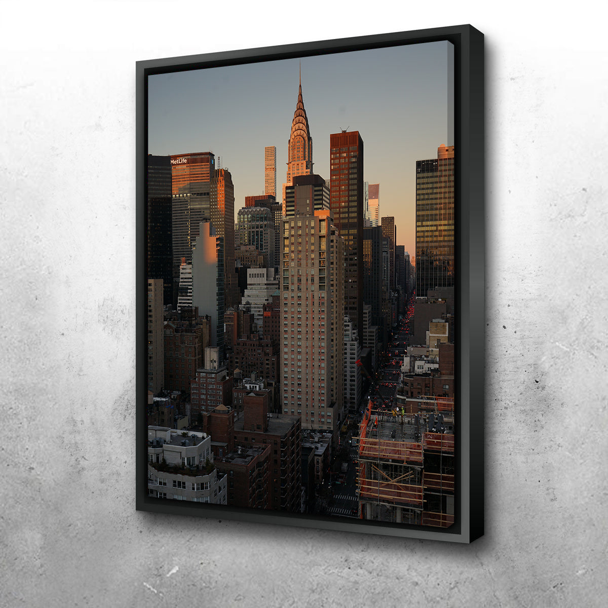 Shadow on NYC Skyline Wall Art