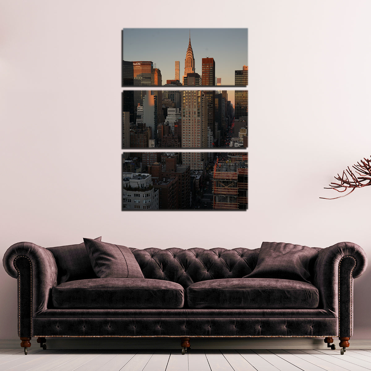 Shadow on NYC Skyline Wall Art