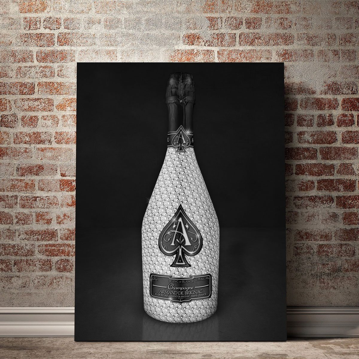 Silver Ace Bottle Wall Art