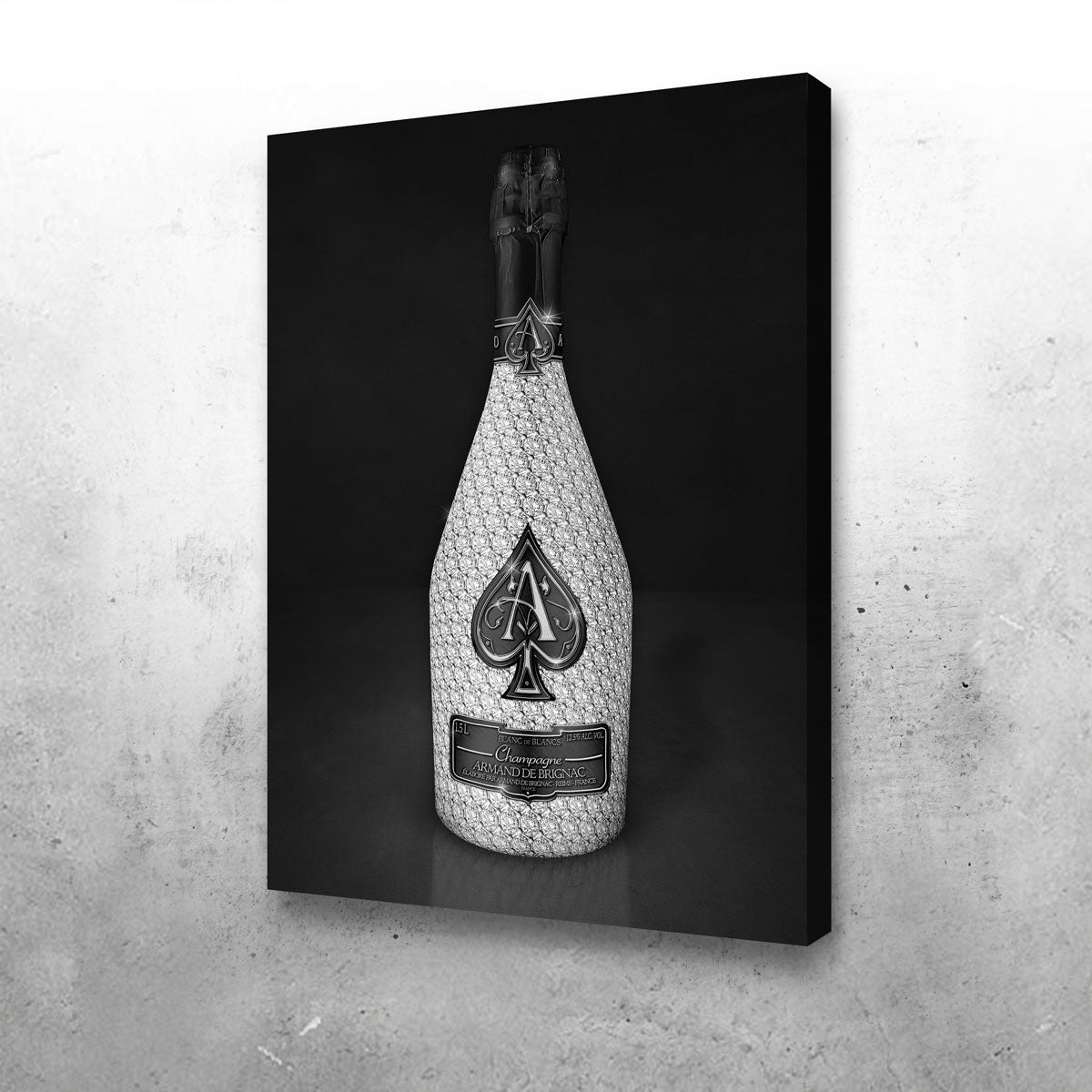 Silver Ace Bottle Wall Art