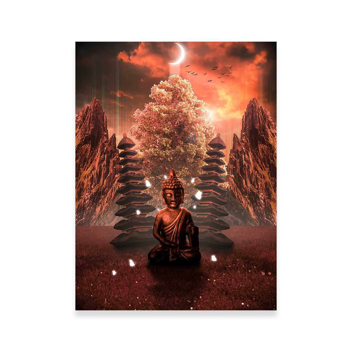 Sin Buddha Wall Art