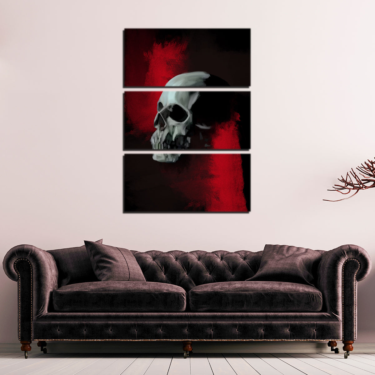 Skull Still Life Wall Art