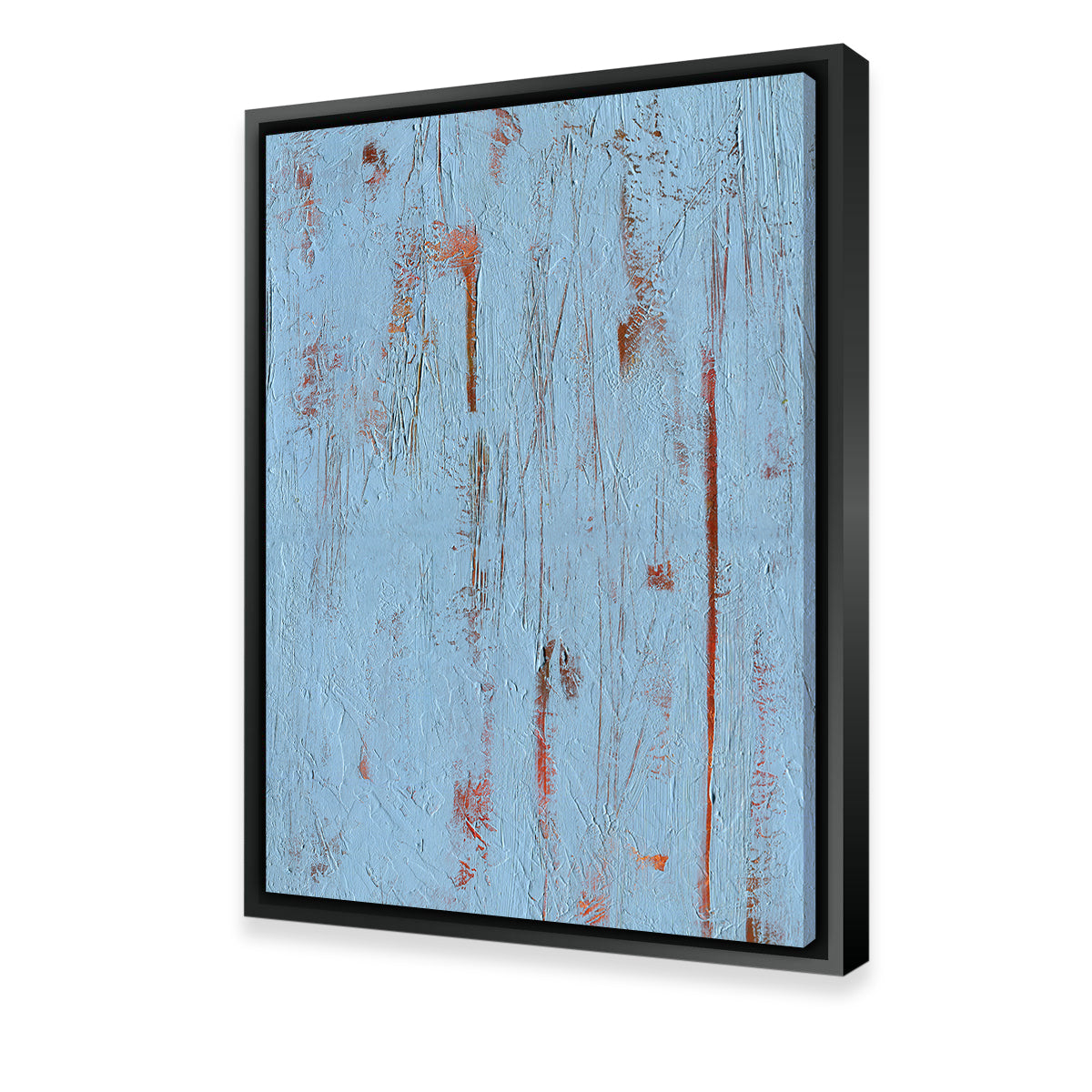 Sky Blue Red Wall Art