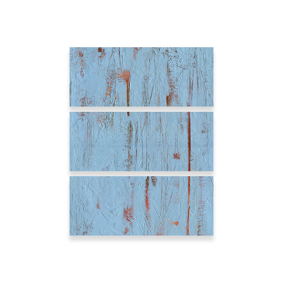 Sky Blue Red Wall Art