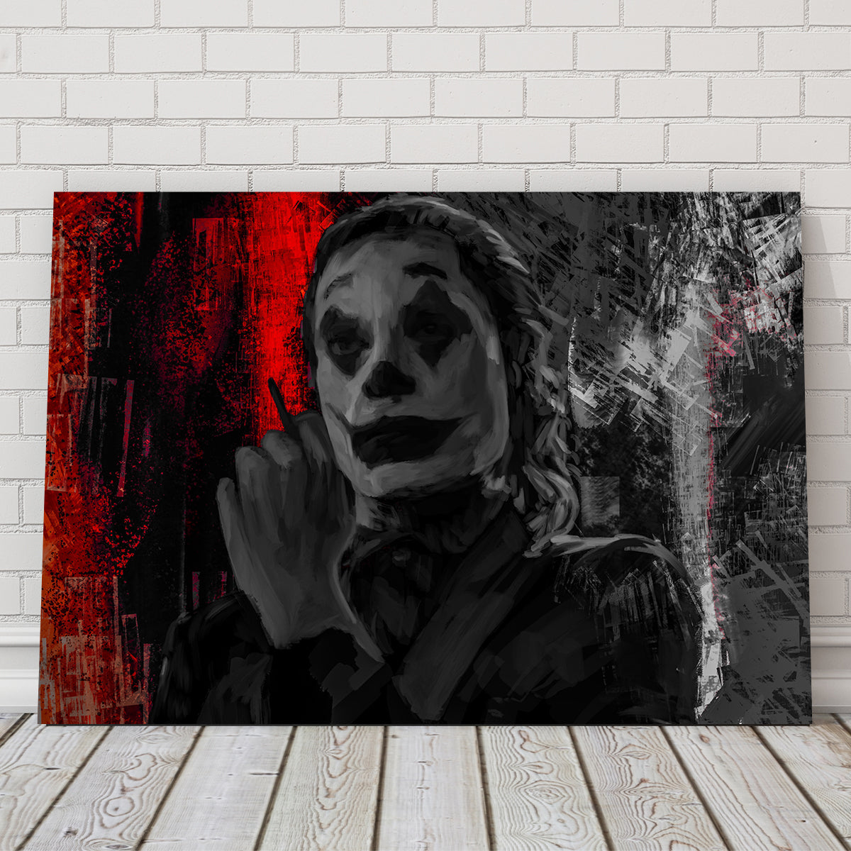 Smoking Joker Wall Art