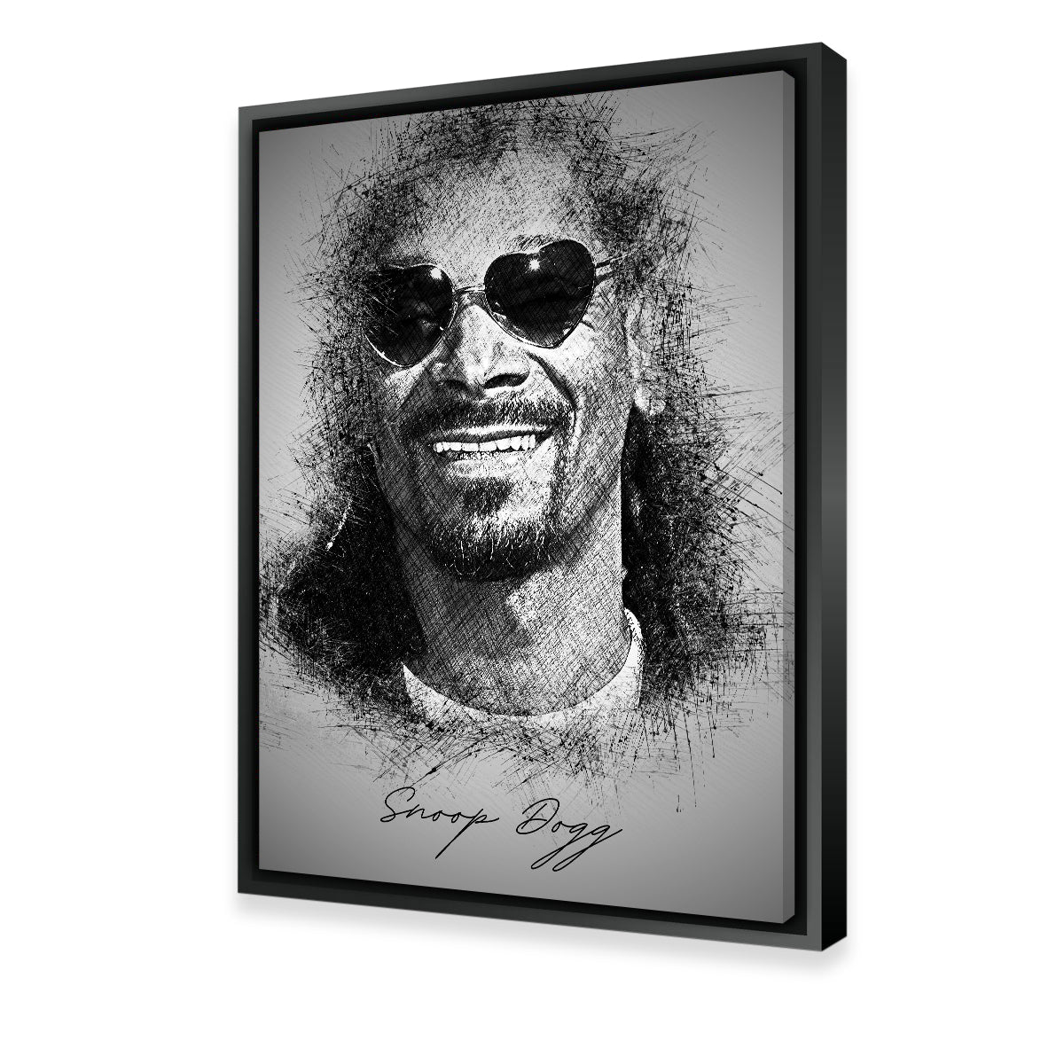 Snoop Dogg Heart Shades Wall Art