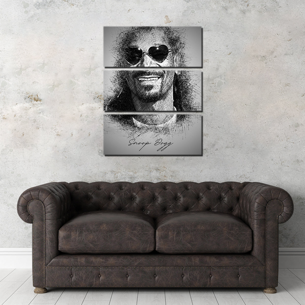 Snoop Dogg Heart Shades Wall Art