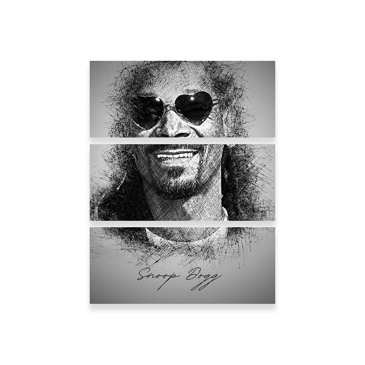 Snoop Dogg Heart Shades Wall Art