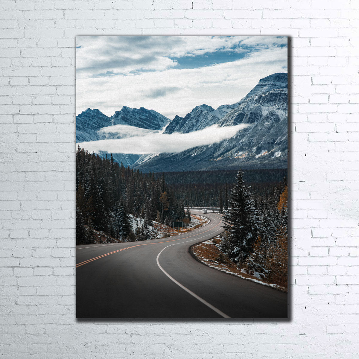 Snow Drive Wall Art