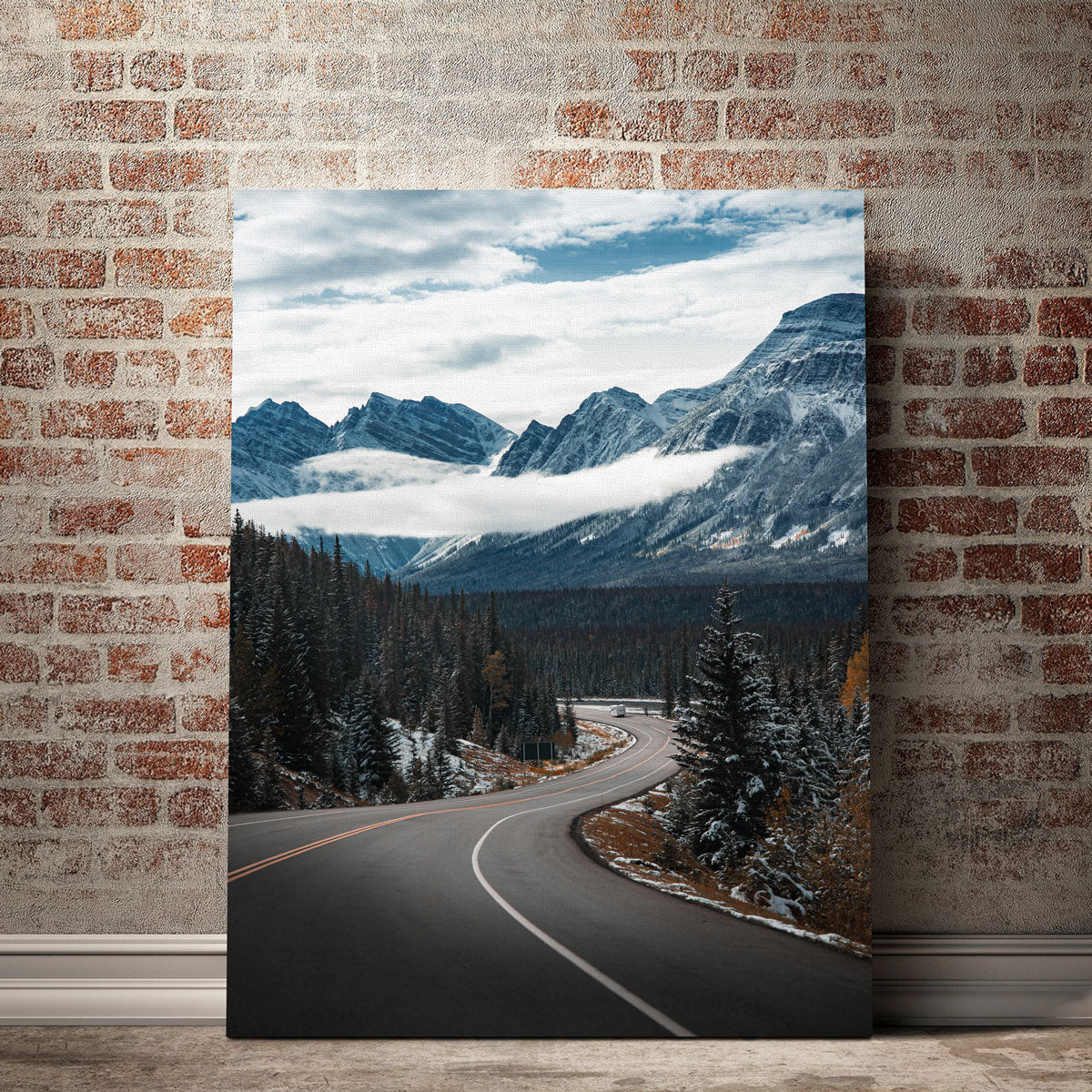 Snow Drive Wall Art