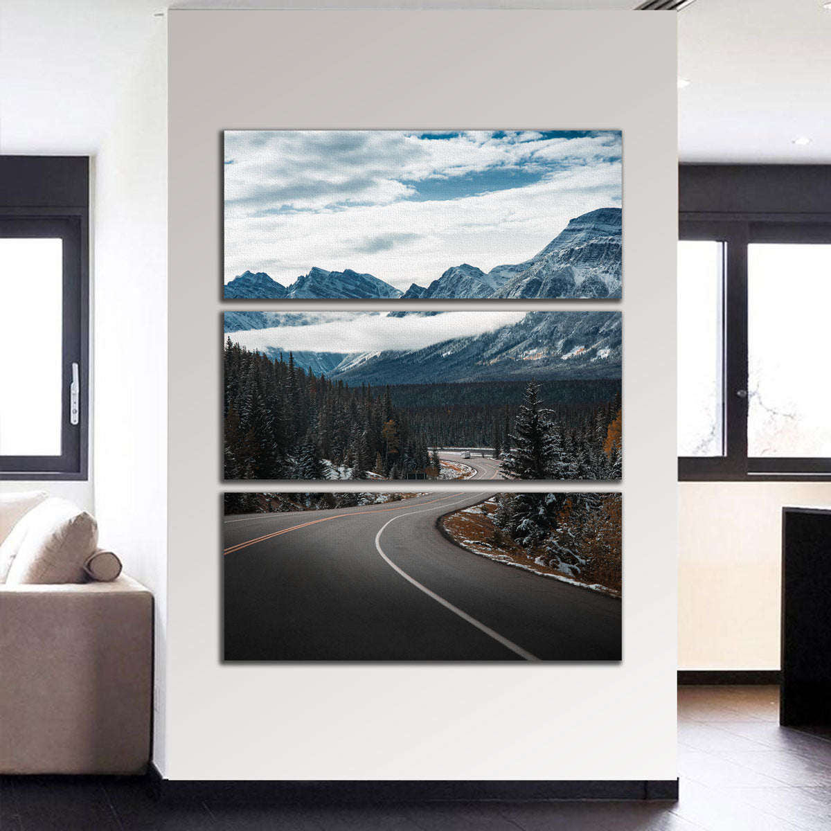 Snow Drive Wall Art