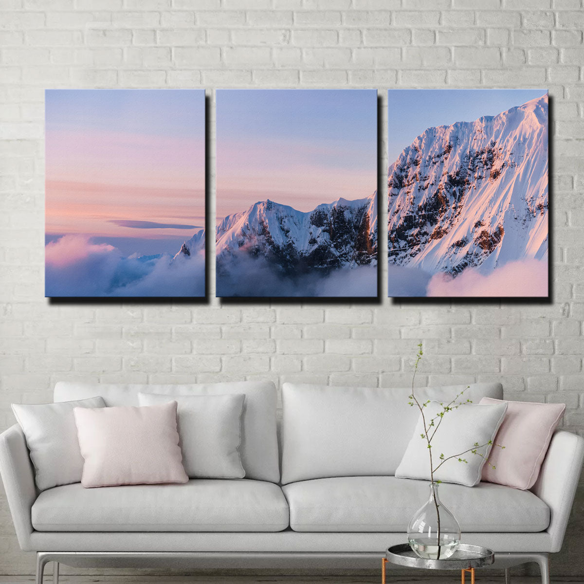 Snowy Peaks Wall Art