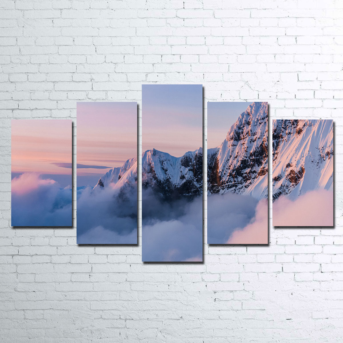 Snowy Peaks Wall Art