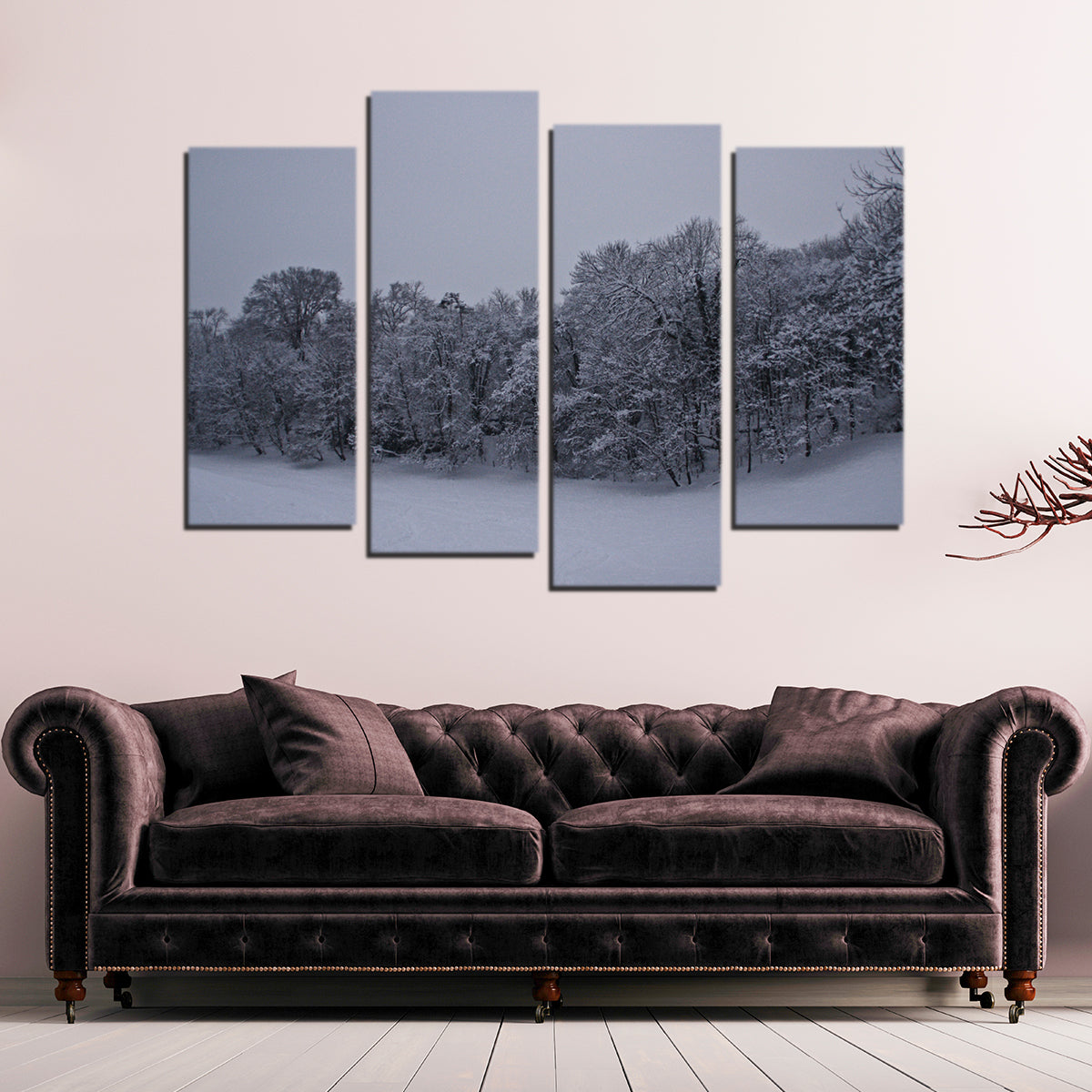 Snowy Stroll Wall Art