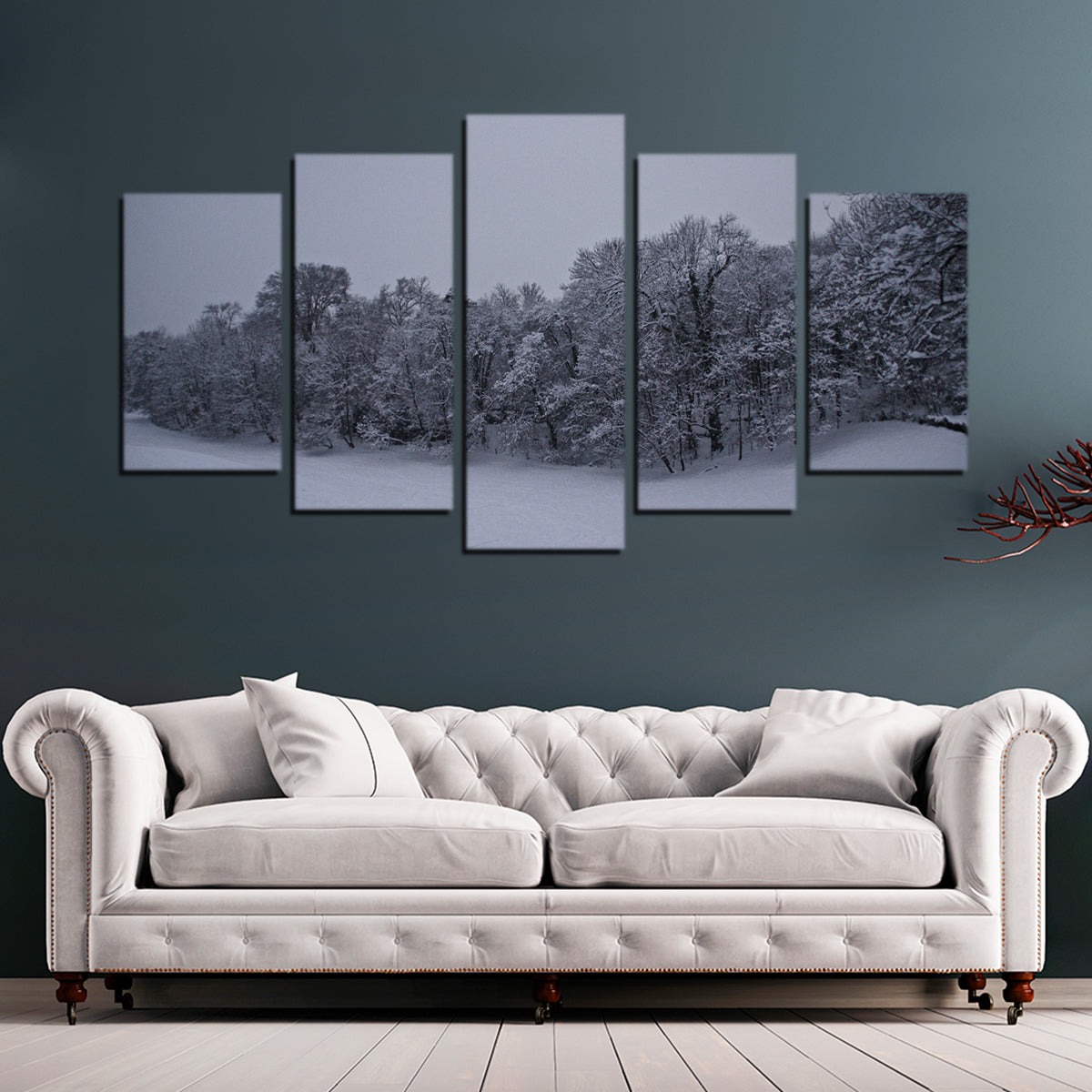 Snowy Stroll Wall Art