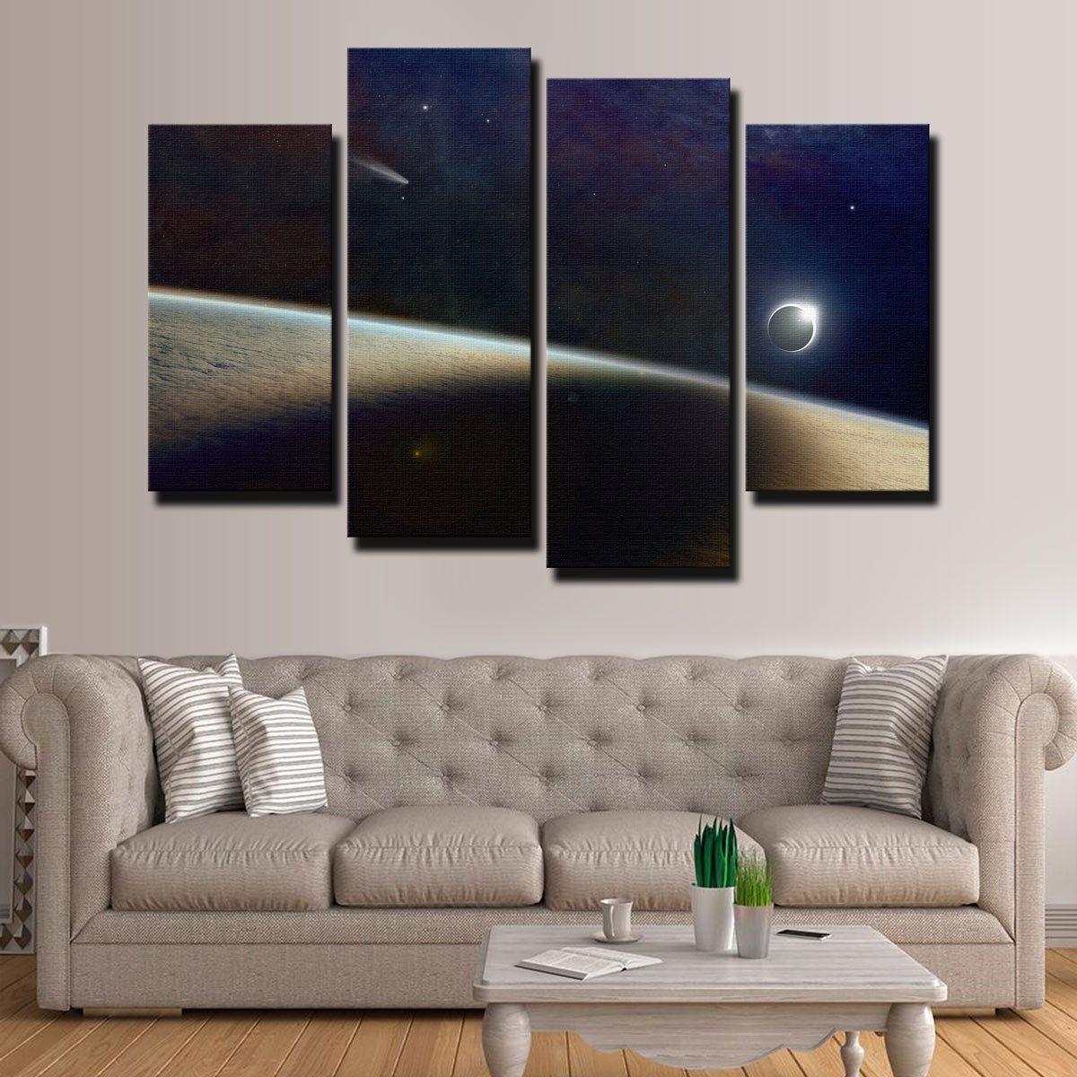 Shadow of the Solar Eclipse Wall Art